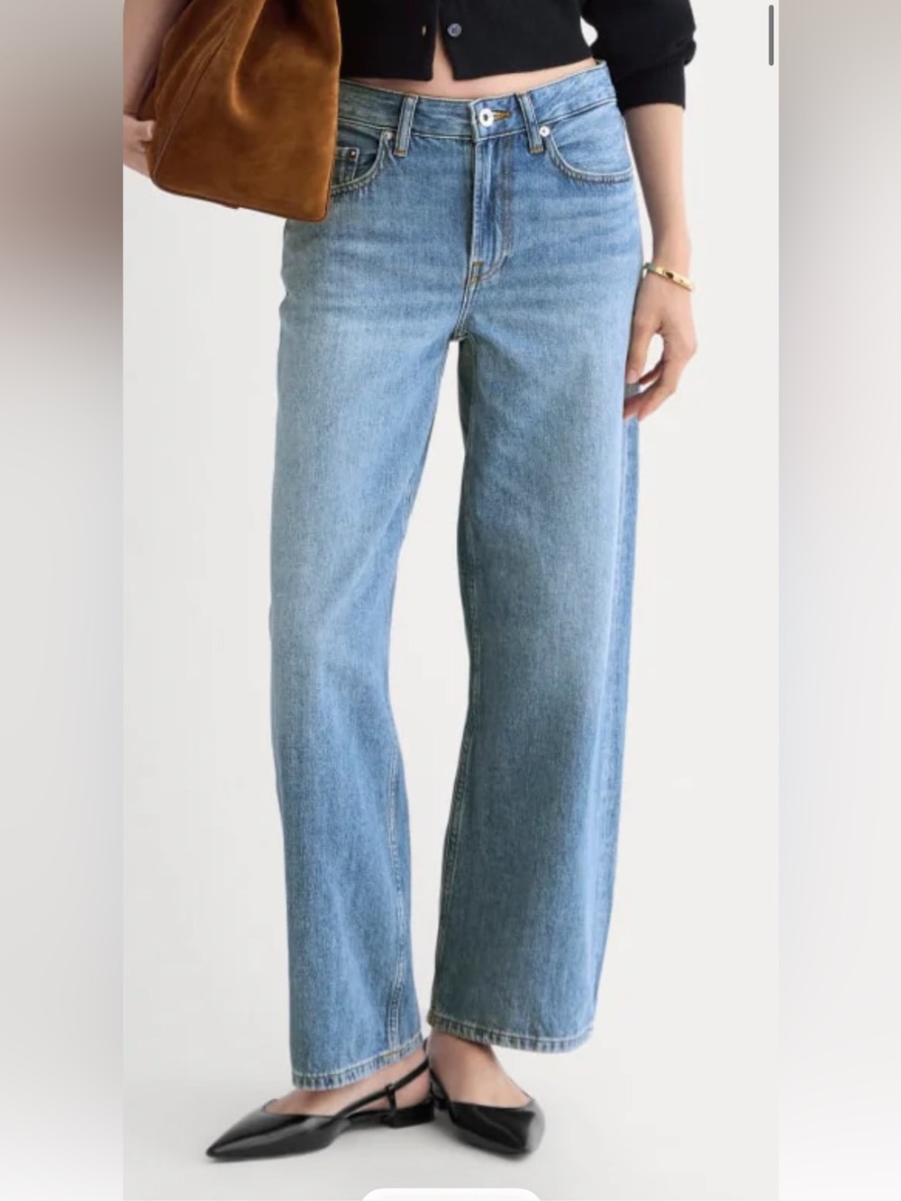 Everlane Mid Rise Baggy Jean 25R NWT